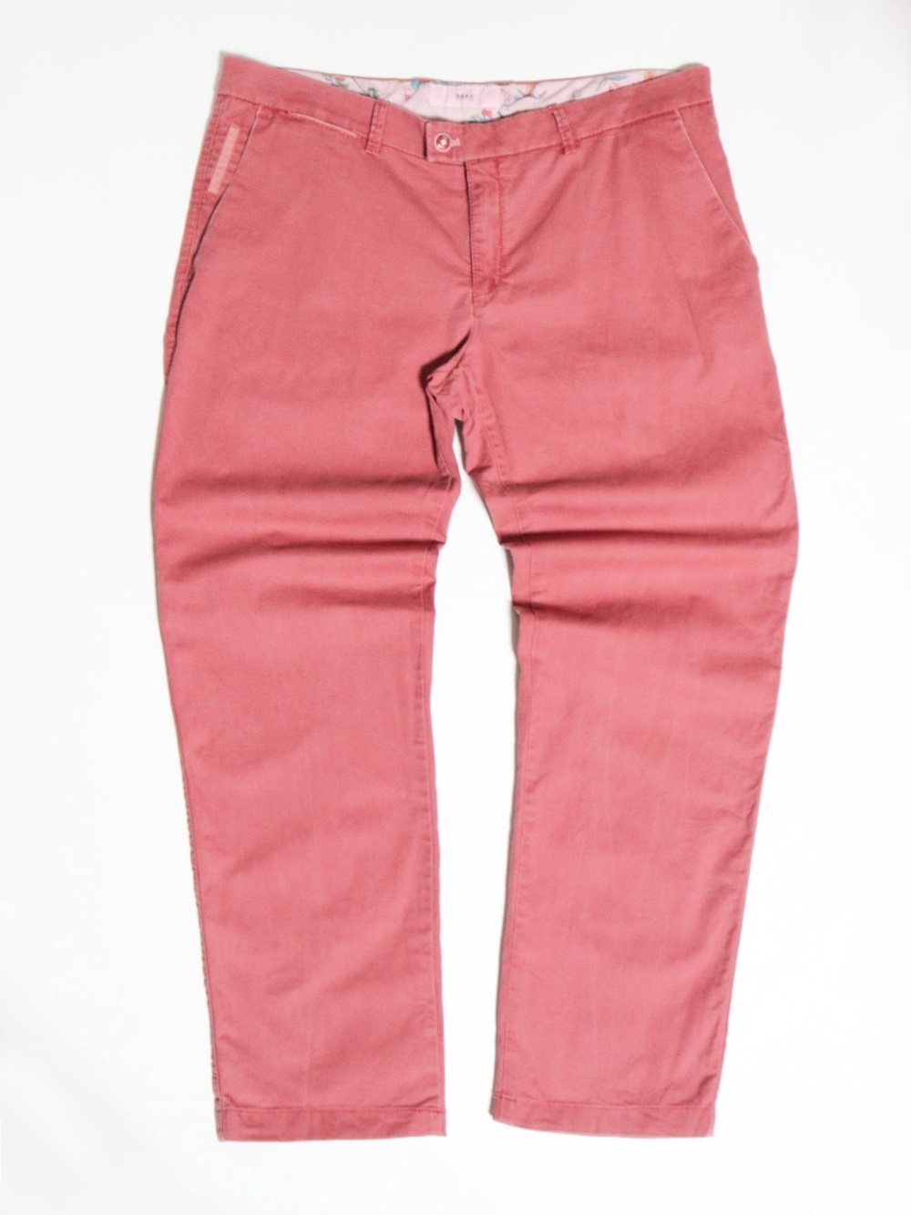 BRAX Feel Good Men's Light Red Chino Pants 36x28 Casual Trousers Modern